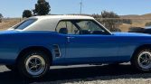 1st gen blue 1969 Ford Mustang 3spd automatic For Sale
