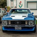 1st gen light blue 1973 Ford Mustang convertible For Sale
