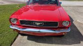 1st gen red 1966 Ford Mustang V8 coupe automatic For Sale
