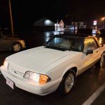 3rd gen white 1992 Ford Mustang LX convertible For Sale