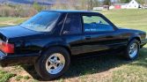 3rd gen black 1987 Ford Mustang coupe automatic For Sale