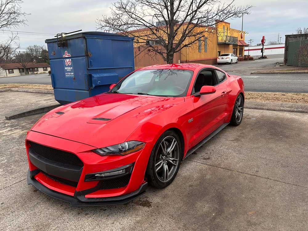 6th gen red 2019 Ford Mustang GT manual coupe For Sale