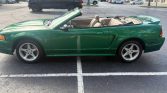 Electric green 1999 Ford Mustang Cobra convertible For Sale