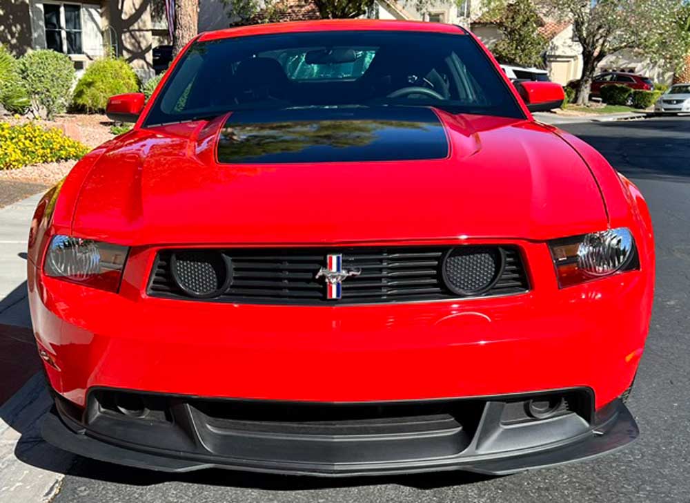 Red 2012 Ford Mustang Boss 302 low miles manual coupe For Sale
