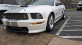 White 2007 Ford Mustang Shelby GT 5spd manual coupe For Sale