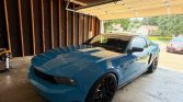 Blue 2012 Ford Mustang manual coupe For Sale