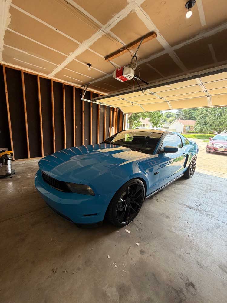 Blue 2012 Ford Mustang manual coupe For Sale