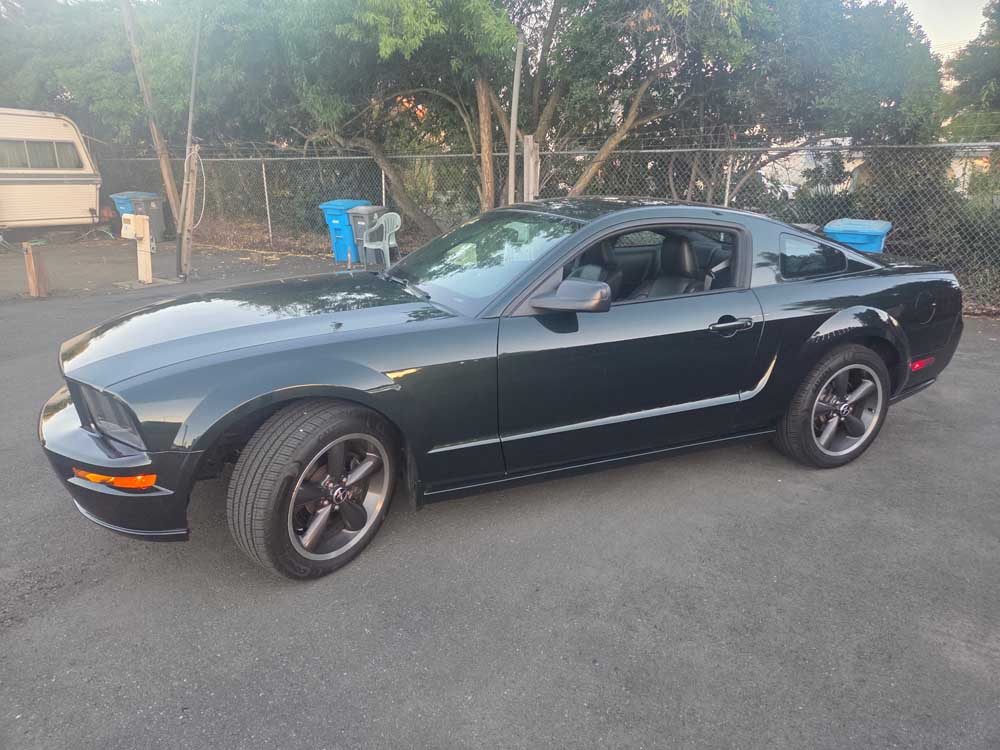 Green 2008 Ford Mustang GT Bullitt manual coupe For Sale
