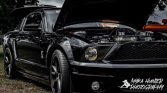 Black 2008 Ford Mustang GT manual coupe Shelby body conversion For Sale
