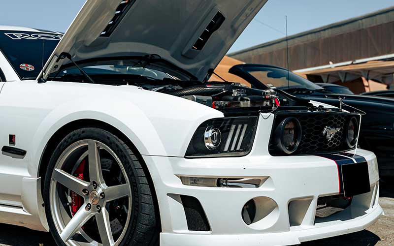Ford Mustang: The Story of Four-, Six-, and Eight-Cylinder Engines