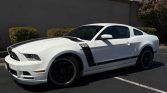White 2013 Ford Mustang Boss 302 low miles manual coupe For Sale