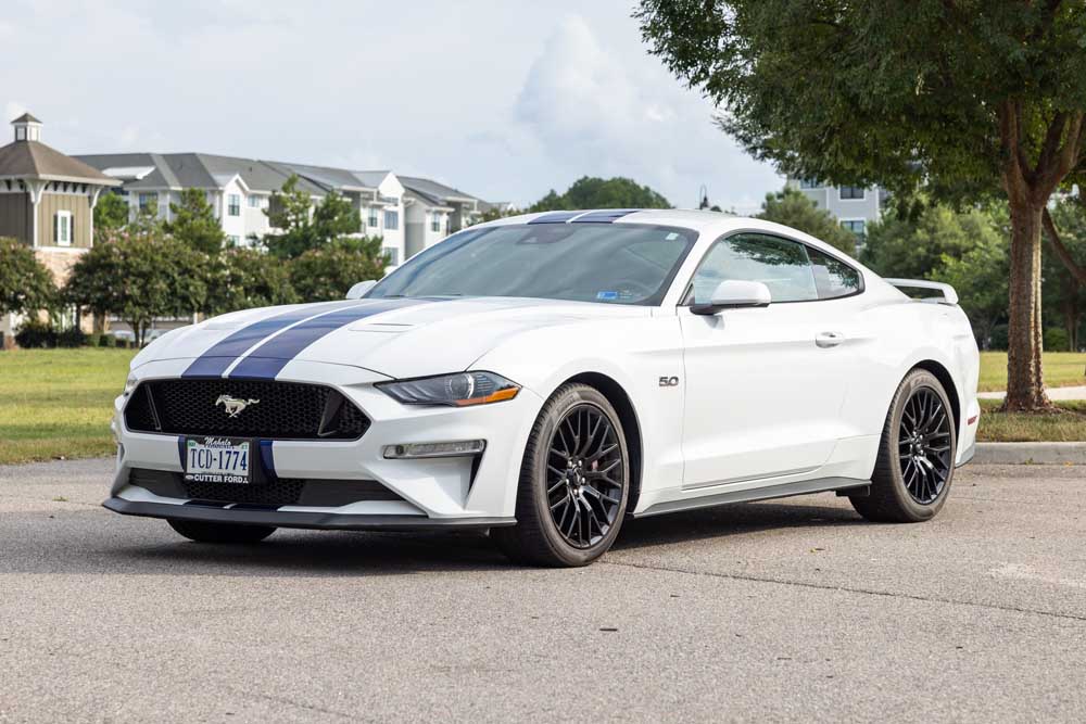 White 2021 Ford Mustang manual coupe 750HP Roush‑Supercharged For Sale