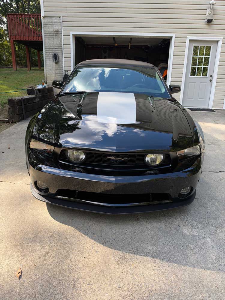 Black 2010 Ford Mustang Roush 427R manual convertible For Sale