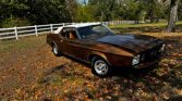 Brown 1973 Ford Mustang Grande automatic coupe For Sale
