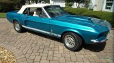 Gulfstream Aqua 1967 Ford Mustang Shelby GT350 convertible For Sale